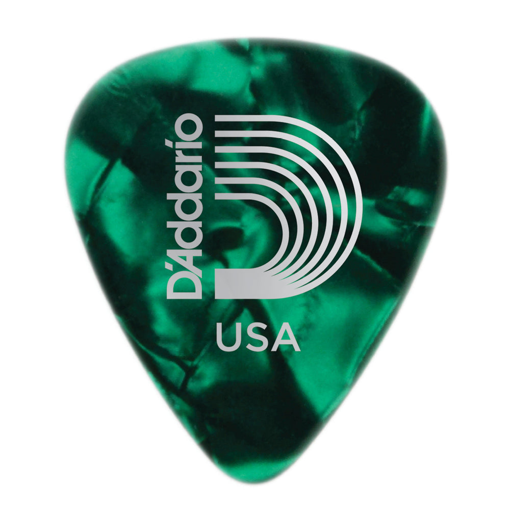 Planet Waves Pearl Celluloid Picks - Med- Green Pearl 1CGP4-10