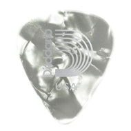 Planet Waves Classic Celluloid Picks-ExHvy-Std-WhtPearl- 1CWP7-10