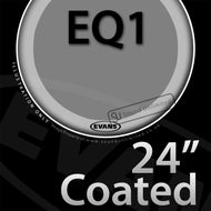 Evans BD24GB1C 24 inch EQ1 Bass Batter Coated 1-ply
