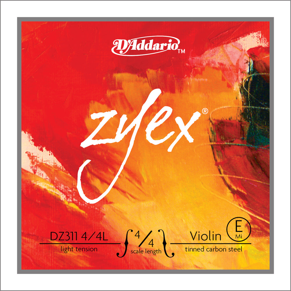 Daddario Zyex Violin Steel E 4/4 Lgt - Dz311 4/4L