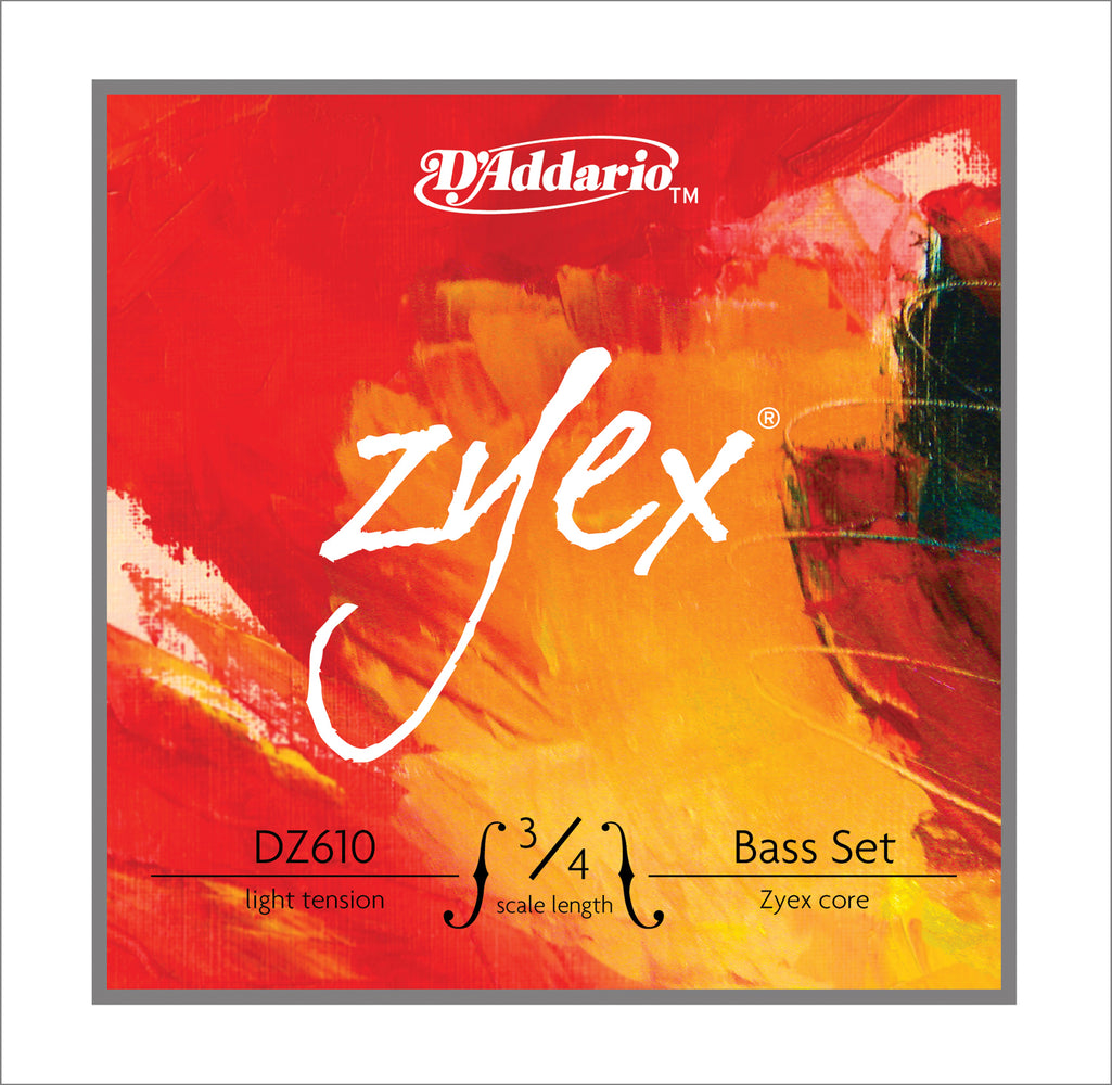 Daddario Zyex Bass Set 3/4 Lgt - Dz610 3/4L