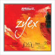Daddario Zyex Bass G String 3/4 Lgt - Dz611 3/4L