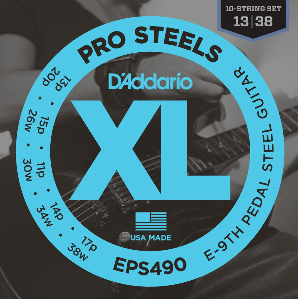 DAddario PS490 E-9th Pedal Steel Tuning