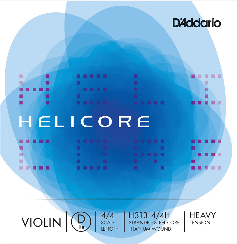 Daddario Helicore Violin D 4/4 Hvy - H313 4/4H