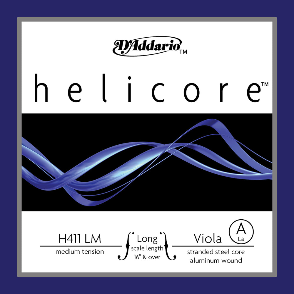 Daddario Helicore Vla A Long Med - H411 Lm