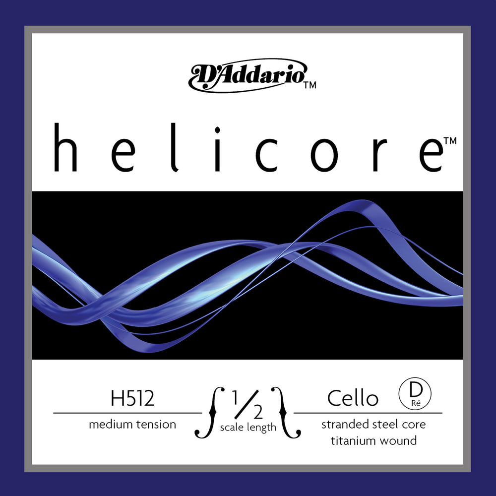 Daddario Helicore Cello D 1/2 Med - H512 1/2M