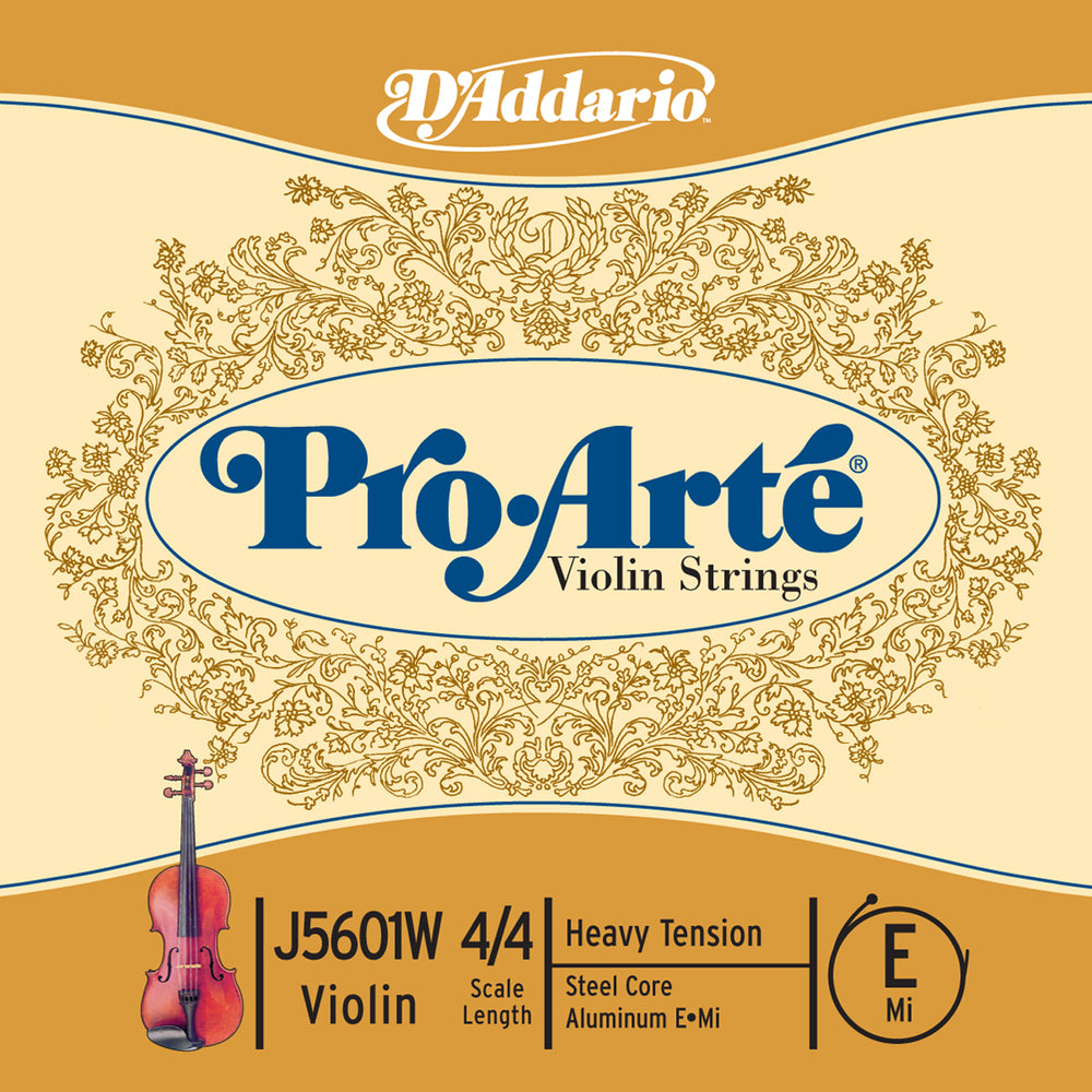 Daddario Proarte Violin Wnd E 4/4 Hvy - J5601W 4/4H