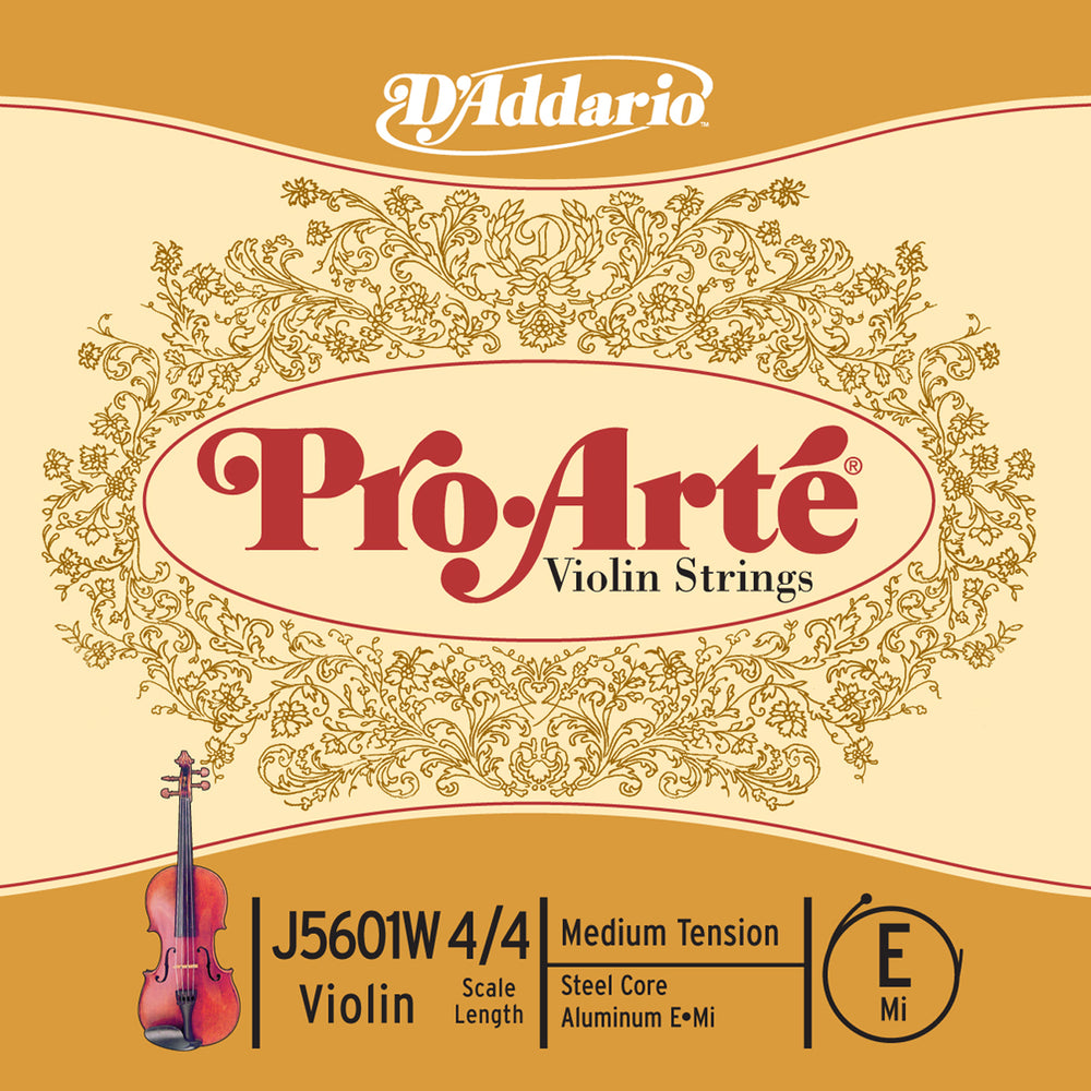 Daddario Proarte Violin Wnd E 4/4 Med - J5601W 4/4M