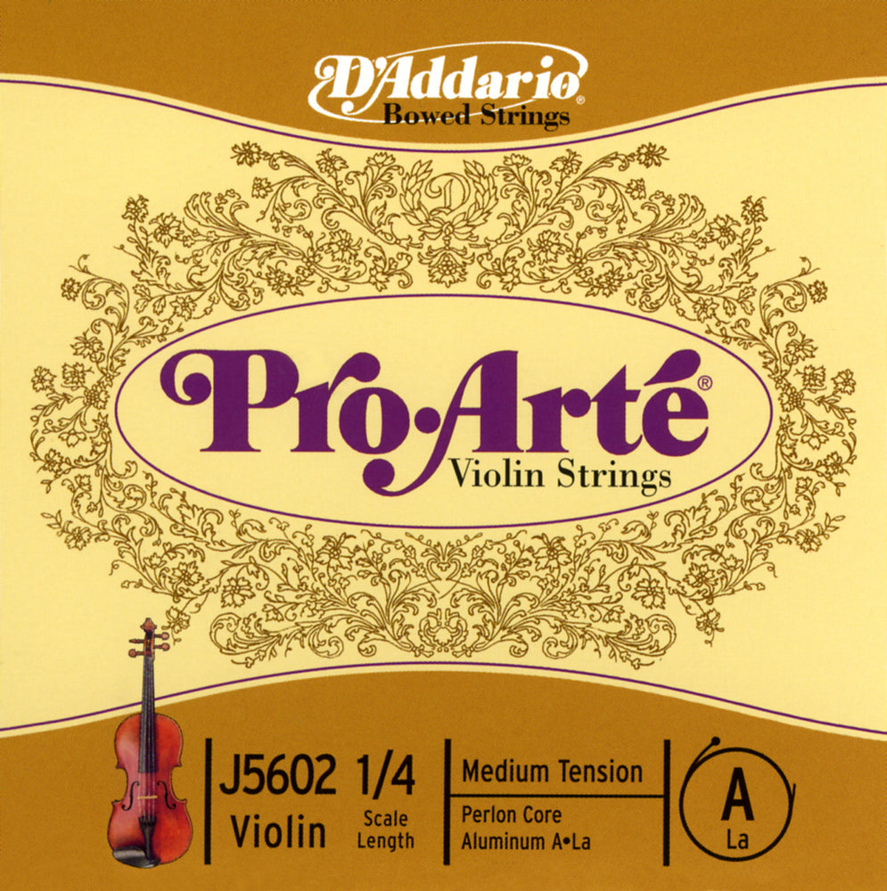 Daddario Proarte Violin A 1/4 Med - J5602 1/4M