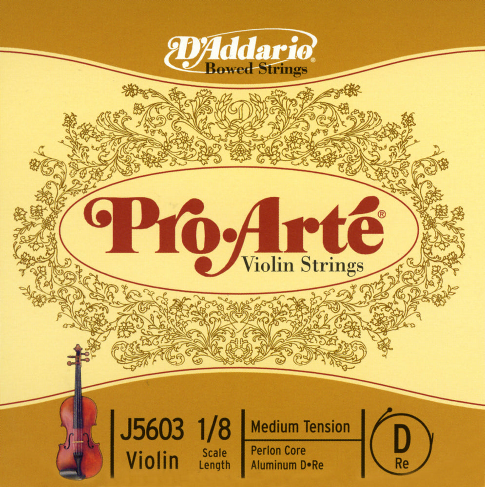Daddario Proarte Violin D 1/8 Med - J5603 1/8M