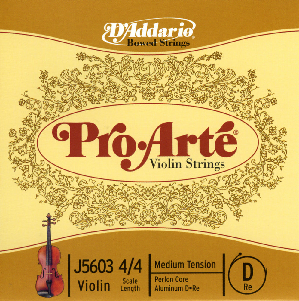 Daddario Proarte Violin D 4/4 Med - J5603 4/4M