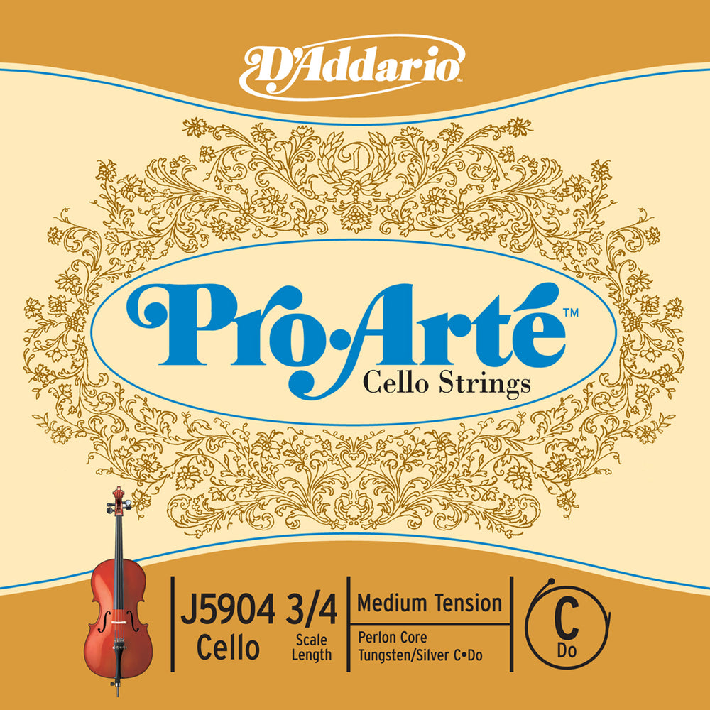 Daddario Proarte Cello C 3/4 Med - J5904 3/4M