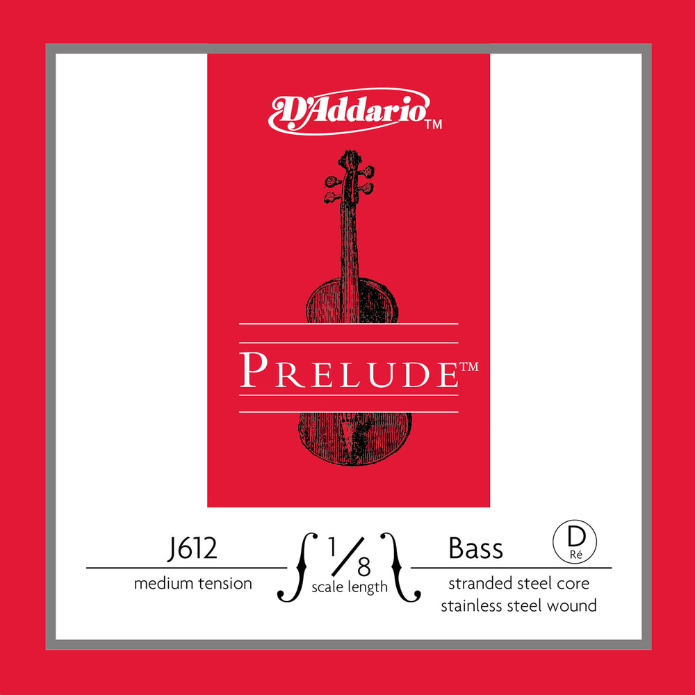Daddario Prelude Bass D 1/8 Med - J612 1/8M