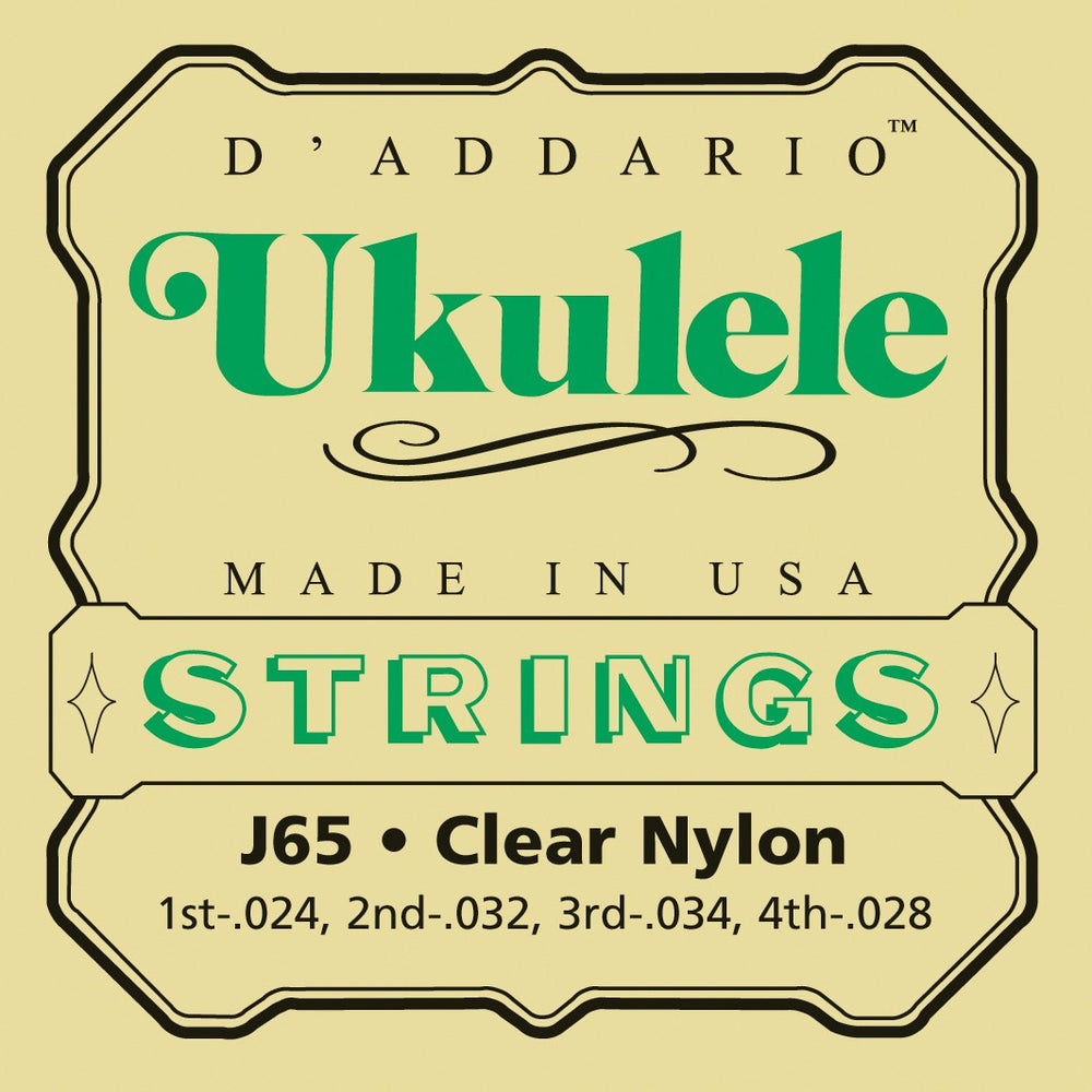D'Addario J65 Ukulele Strings, Soprano