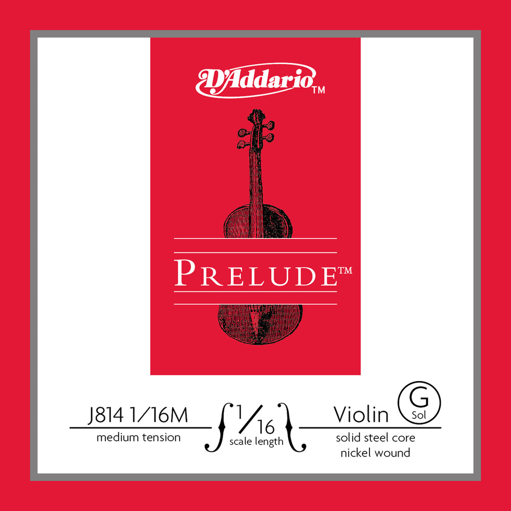 Daddario Prelude Violin G 1/16 Med - J814 1/16M