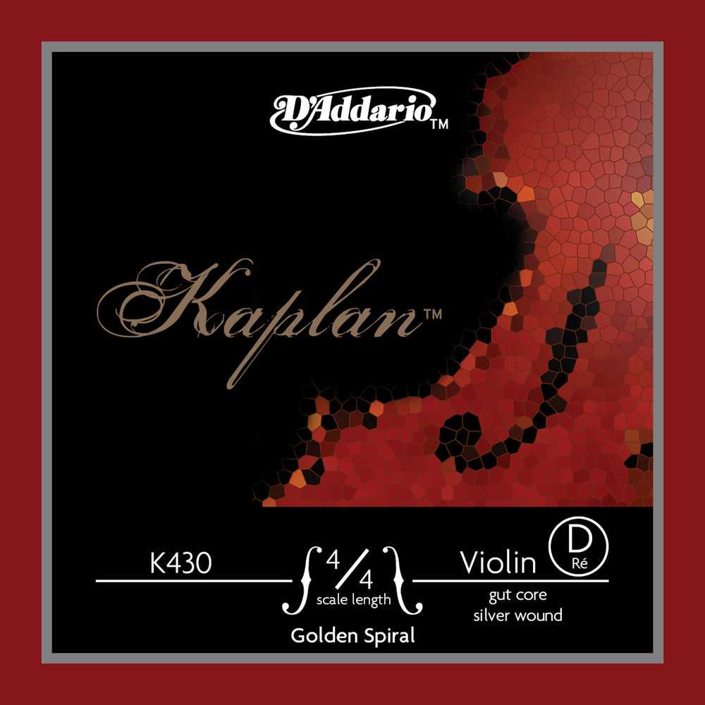 Daddario Kaplan Gs Violin D Silver - K430