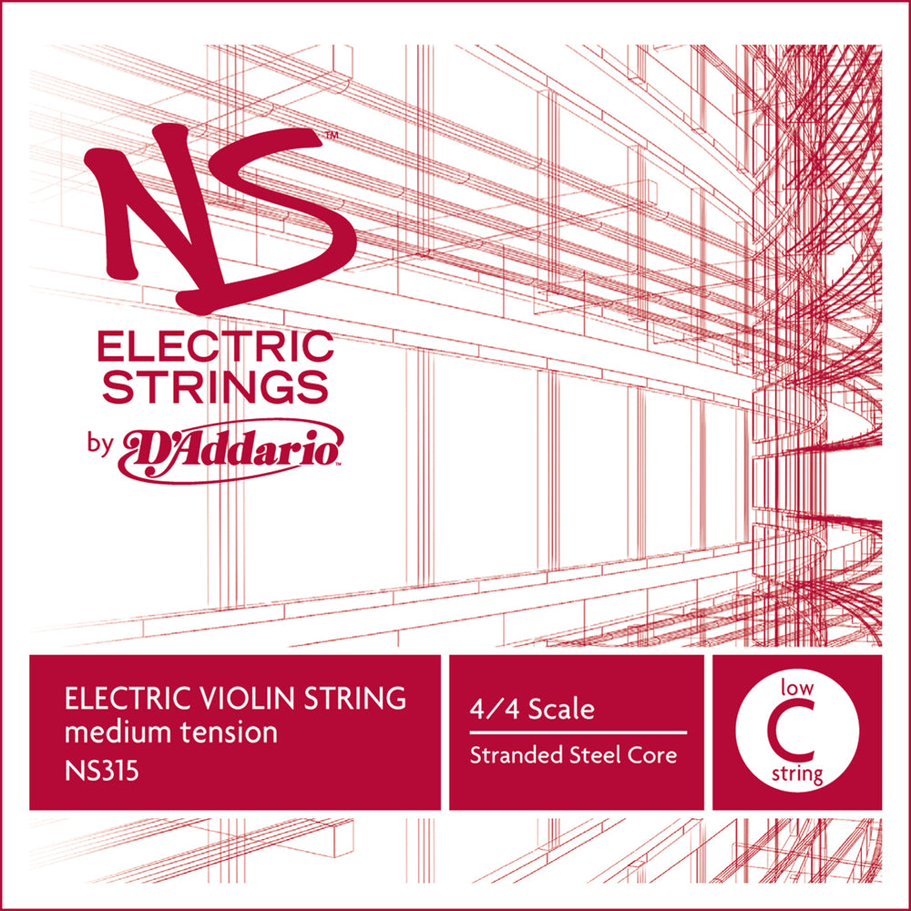 Daddario Ns Electric Violin Low C - Ns315