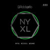 D'Addario NYXL Nickel Wound Electric Guitar Single String, .033