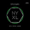 D'Addario NYXL Nickel Wound Electric Guitar Single String, .035