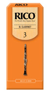 Rico Bb Clarinet Reeds, Strength 3.0, 25-pack - RCA2530