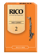 Rico Bass Clarinet Reeds, Strength 2.0, 10-pack - REA1020