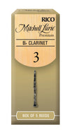 Mitchell Lurie Premium Bb Clarinet Reeds, Strength 3.0, 5-pack - RMLP5BCL300