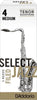 Rico Select Jazz Tenor Sax Reeds, Filed, Strength 4 Strength Medium, 5-pack - RSF05TSX4M
