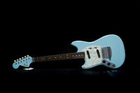 Fender 2019 Limited Edition MIJ Traditional '60s Mustang® Left-Handed, Rosewood Fingerboard, Sonic Blue Gig Bag