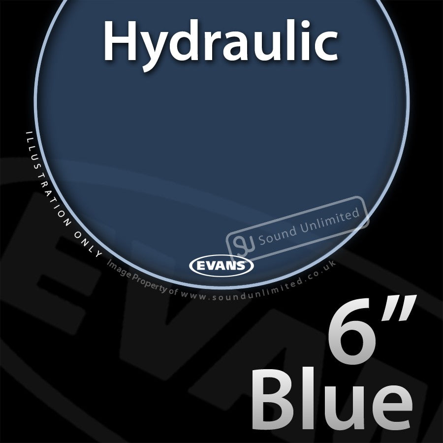 Evans TT06HB 6 inch Hydraulic Batter Blue 2-ply