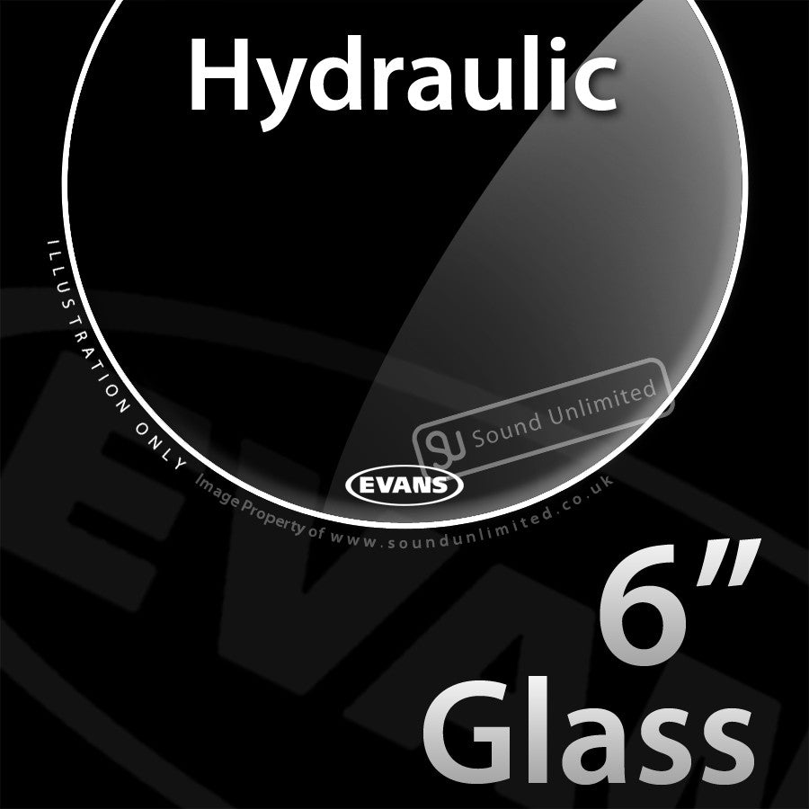 Evans TT06HG 6 inch Hydraulic Batter Glass 2-ply