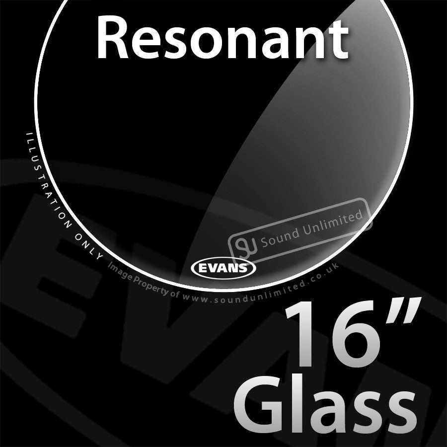 Evans TT16RGL 16 inch Resonant Glass
