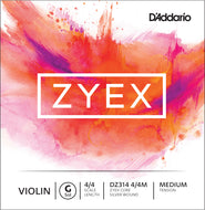 Daddario Zyex Violin Slv G 4/4 Med - Dz314 4/4M