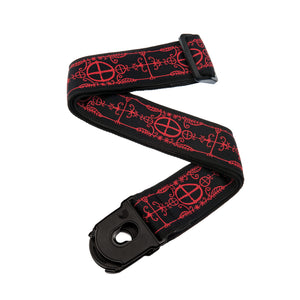 D'Addario Voodoo Locking Guitar Strap 50PLA12