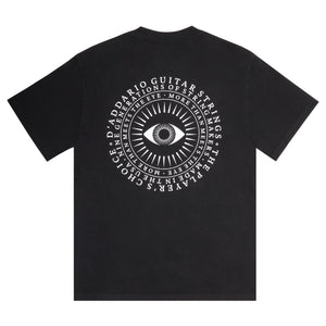 D'Addario All Seeing Eye T-Shirt, Faded Black, XL