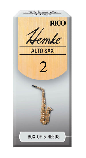 Hemke Alto Sax Reeds, Strength 2.0, 5-pack - RHKP5ASX200