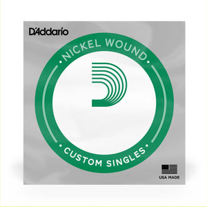 D'Addario XB105M Nickel Wound Bass Guitar Single String, Medium Scale, .105