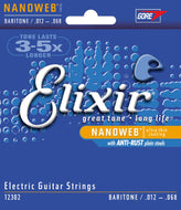 Elixir - Electric Nanoweb, Baritone (.012 - .068)