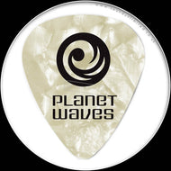 Planet Waves Pearl Celluloid Picks -Hvy- WhitePearl 1CWP6-10