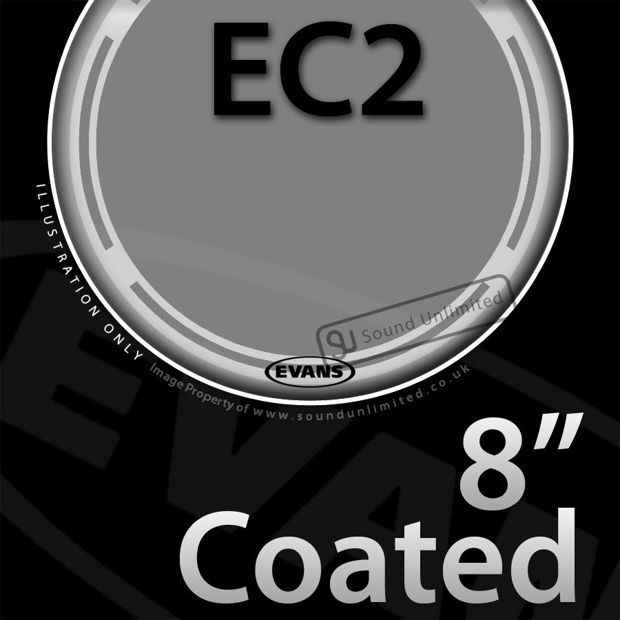 Evans B08EC2S 8 inch EC2 Batter Coated 2-ply