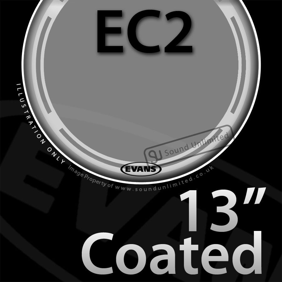 Evans B13EC2S 13 inch EC2 Batter Coated 2-ply