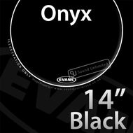 Evans B14ONX2 14 inch Onyx Tom Batter Black 2-ply