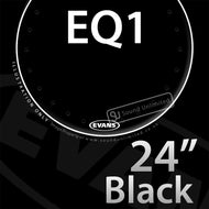 Evans BD24RA 24 inch EQ1 Bass Resonant Black