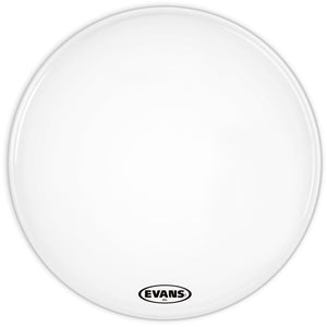 Evans MX2 White Marching Bass Drum Head, 32 Inch