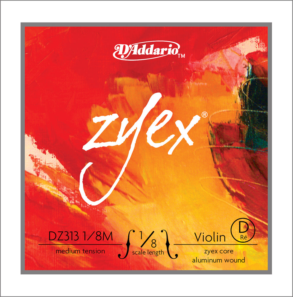 Daddario Zyex Violin D 1/8 Med - Dz313 1/8M