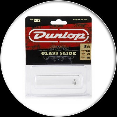 Dunlop Pyrex Glass Slide - Reg Wall Med - 202
