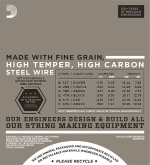 DAddario EHR340 10-52 Half Rounds