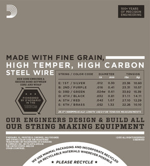 DAddario EHR350 12-52 Half Rounds