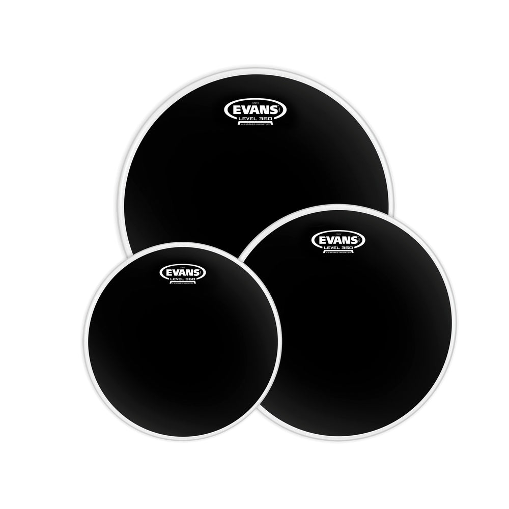 Evans Onyx 2-Ply Tompack Coated, Fusion (10 inch, 12 inch, 14 inch)