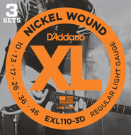 DAddario EXL110-3D 10-46  X 3
