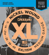 DAddario EXL115W (wound 3rd)